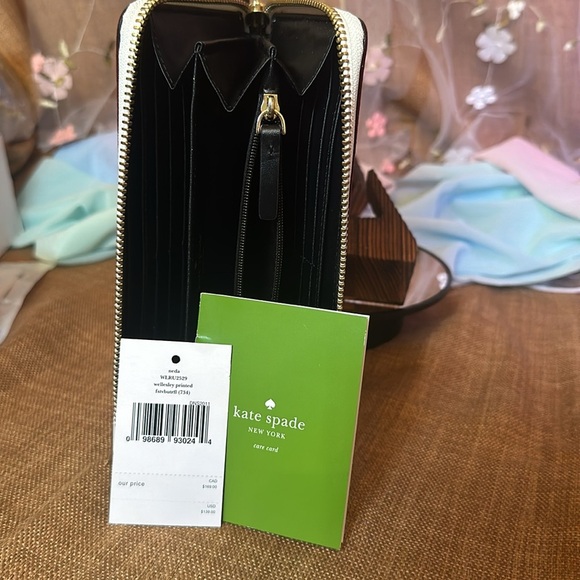NWT KATE SPADE Butterfly Wallet Full Zip - Picture 2 of 12